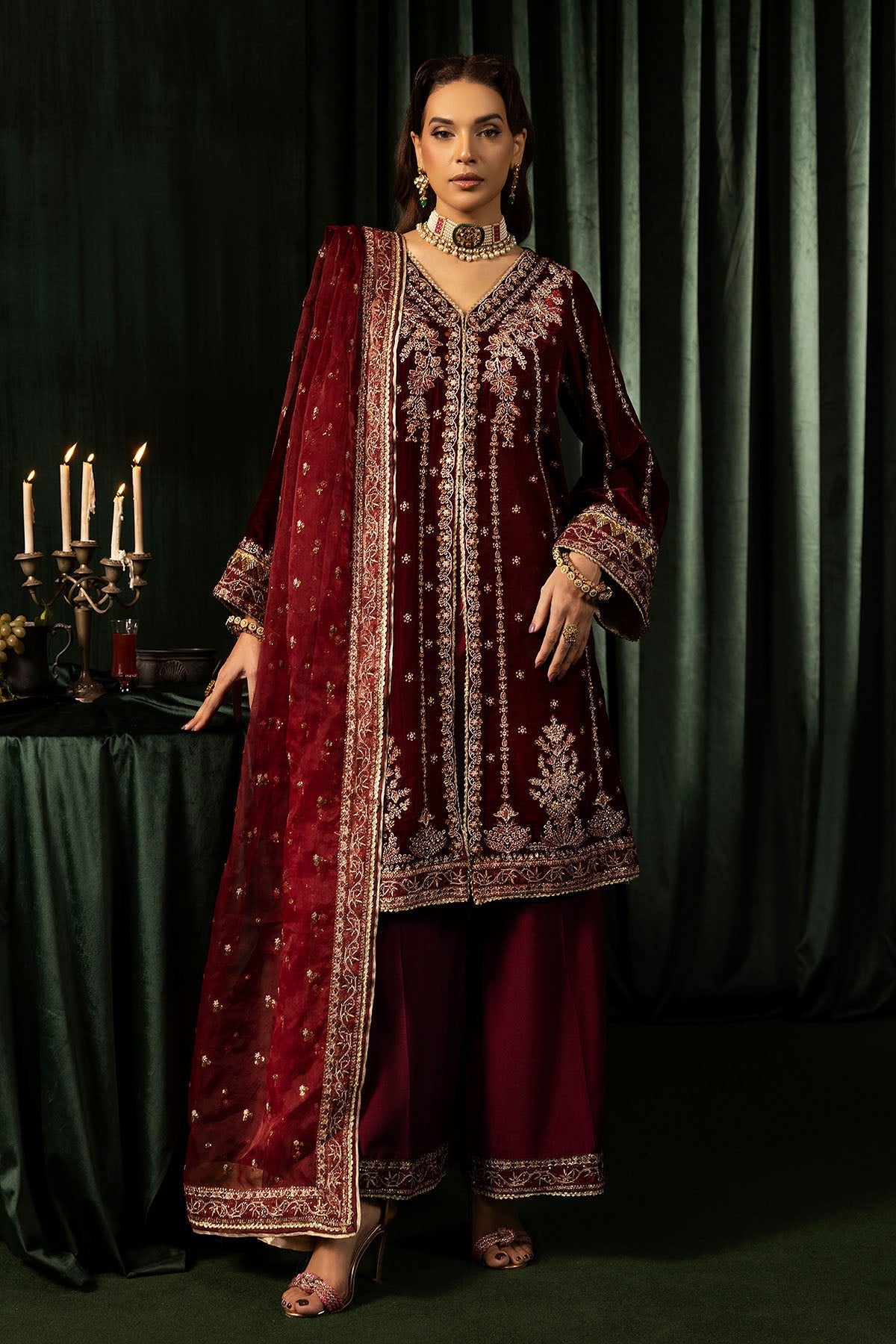 Motifz | Velvet Formals | 5099-SANDAL - Official Motifz stockist in UK - Sakeena London