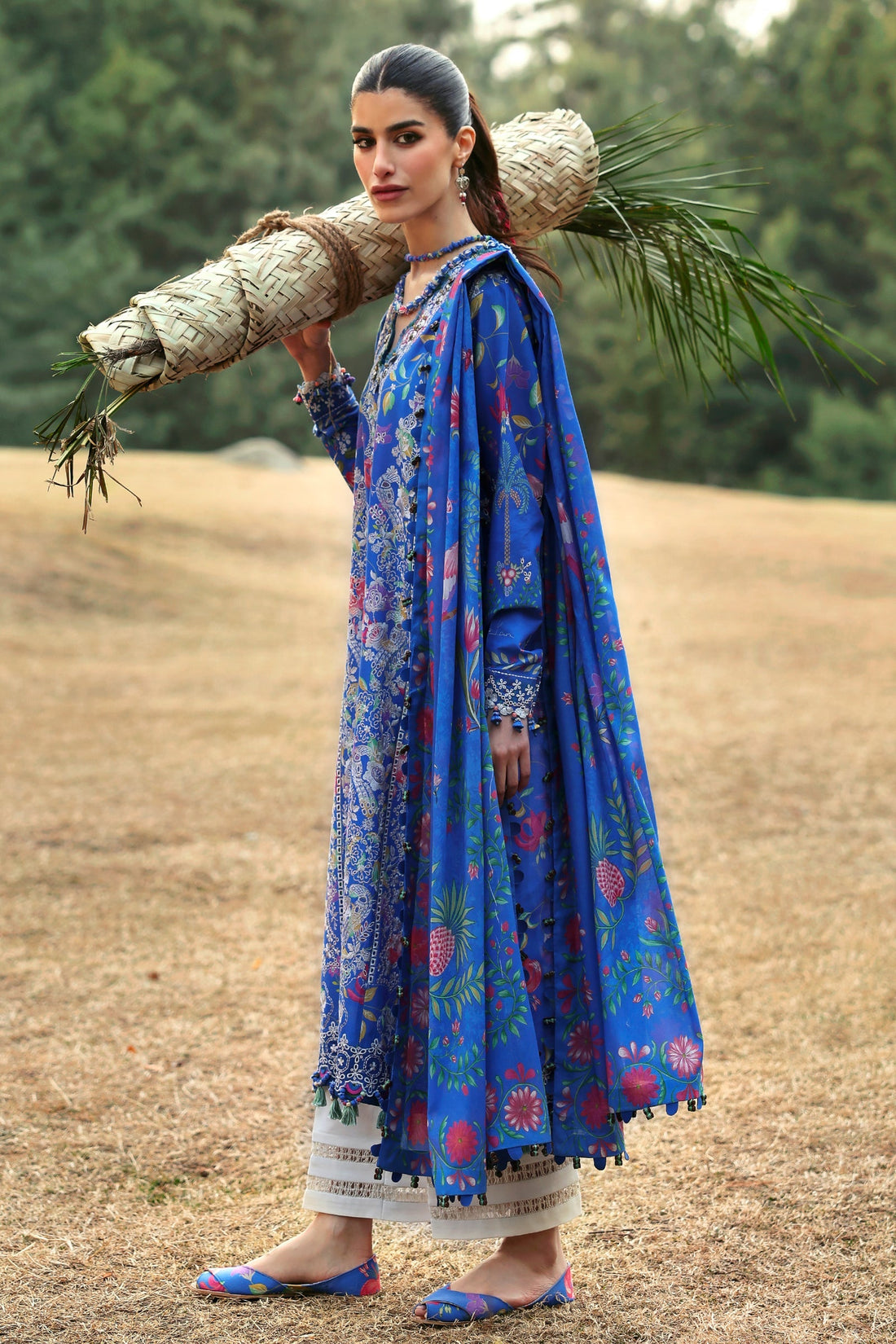 Zaha | Lawn 25 | ZAYANA (ZL25-01 B) - Official Zaha stockist in UK - Sakeena London