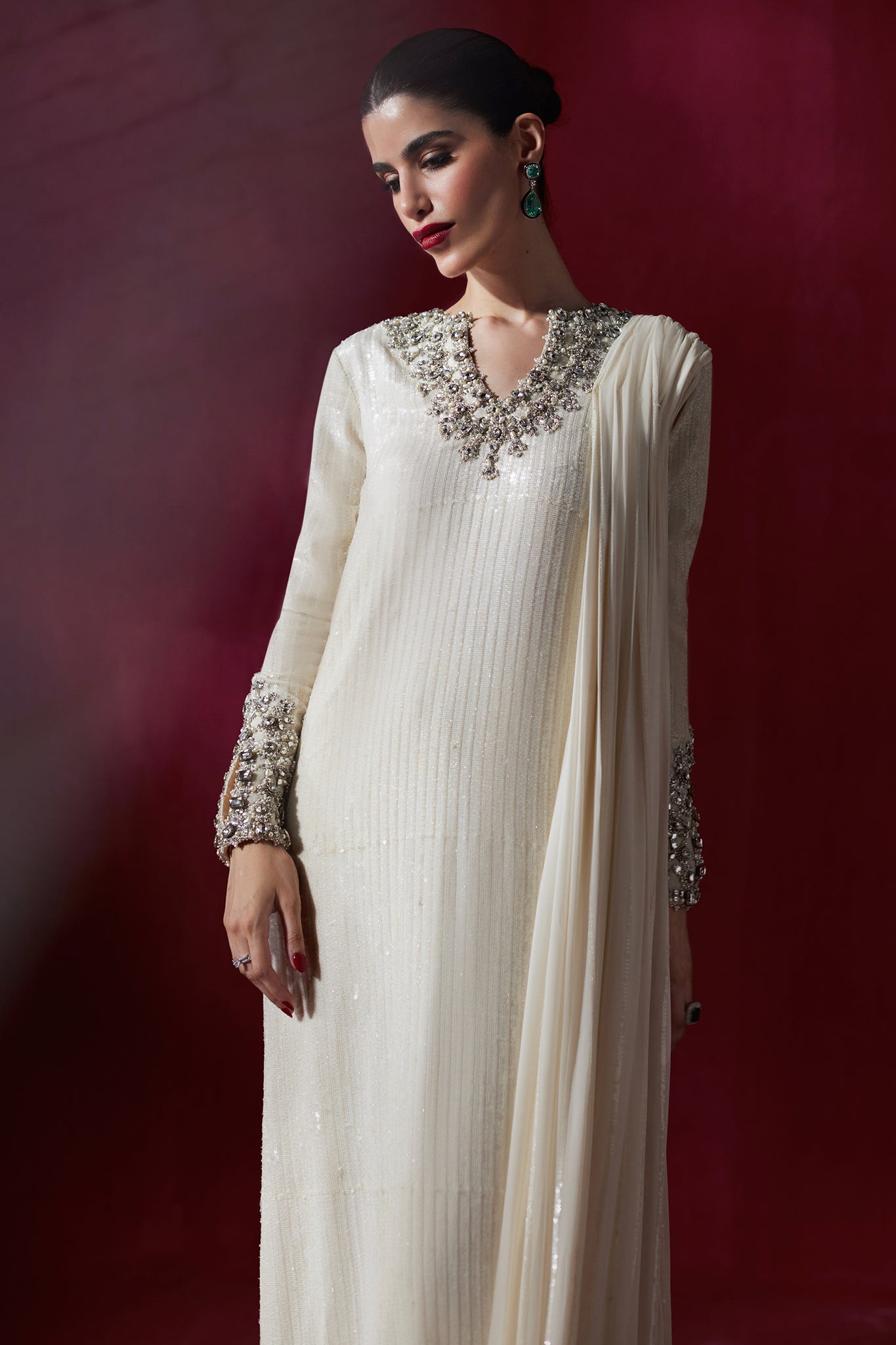 Elan | Luxury Wedding Wears | POUSSIÃRE DE LUNE (EP-20997)