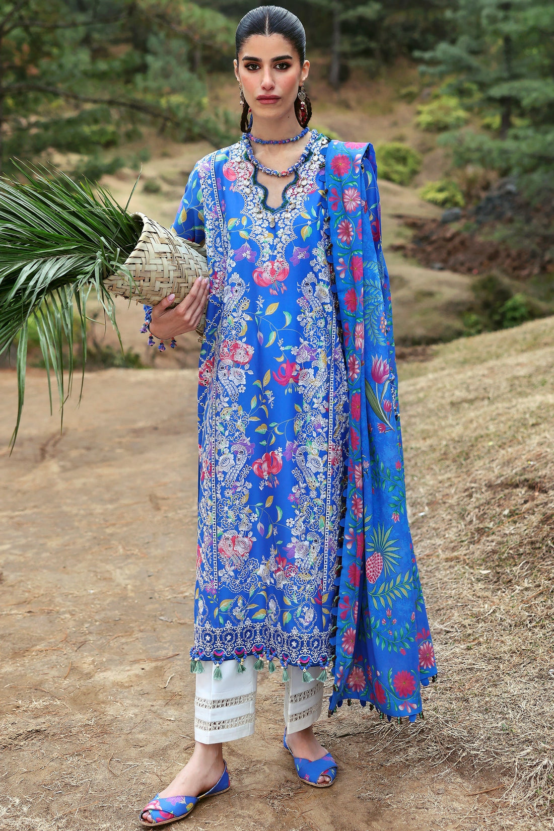 Zaha | Lawn 25 | ZAYANA (ZL25-01 B) - Official Zaha stockist in UK - Sakeena London