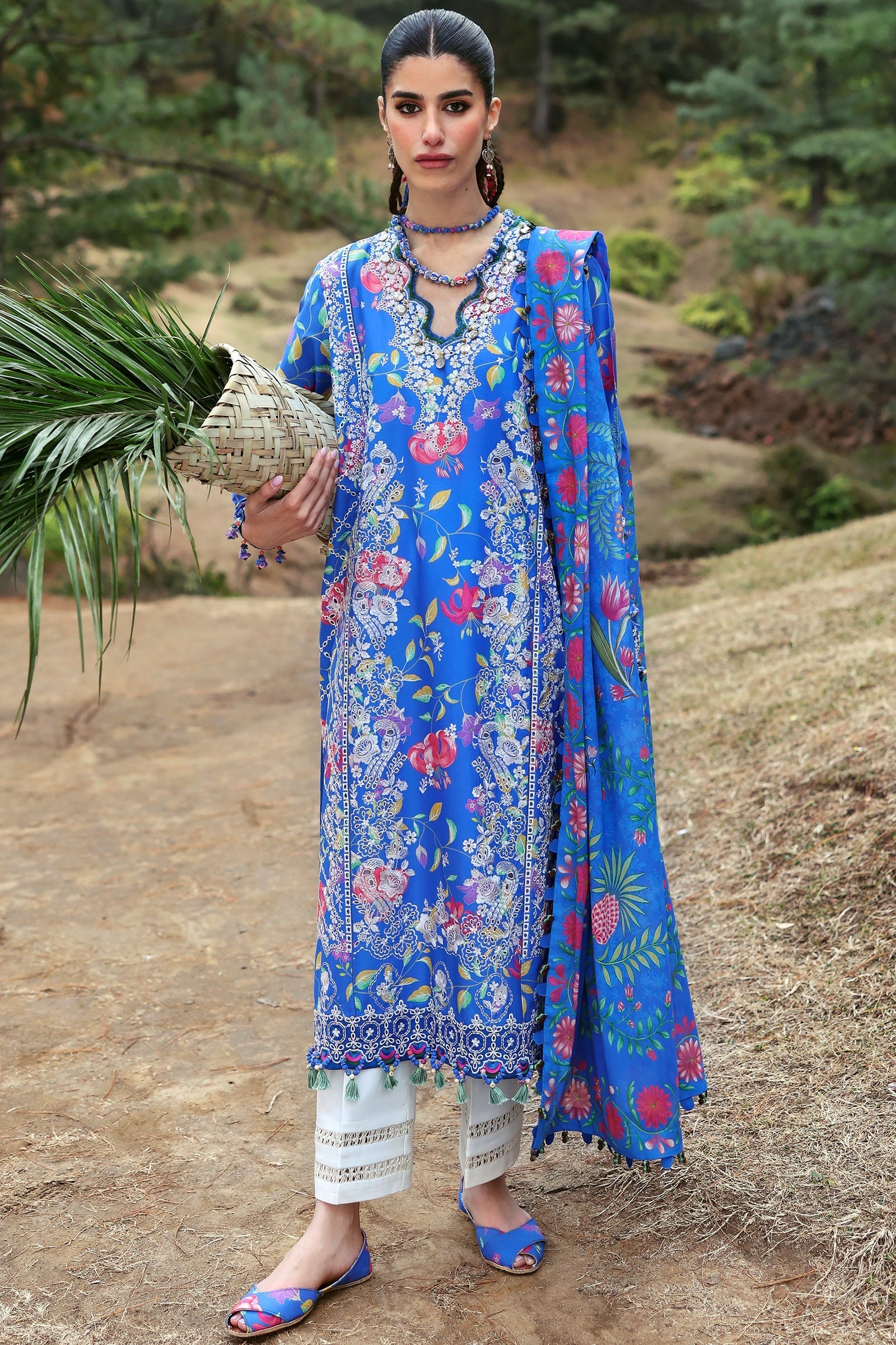 Zaha | Lawn 25 | ZAYANA (ZL25-01 B) - Official Zaha stockist in UK - Sakeena London