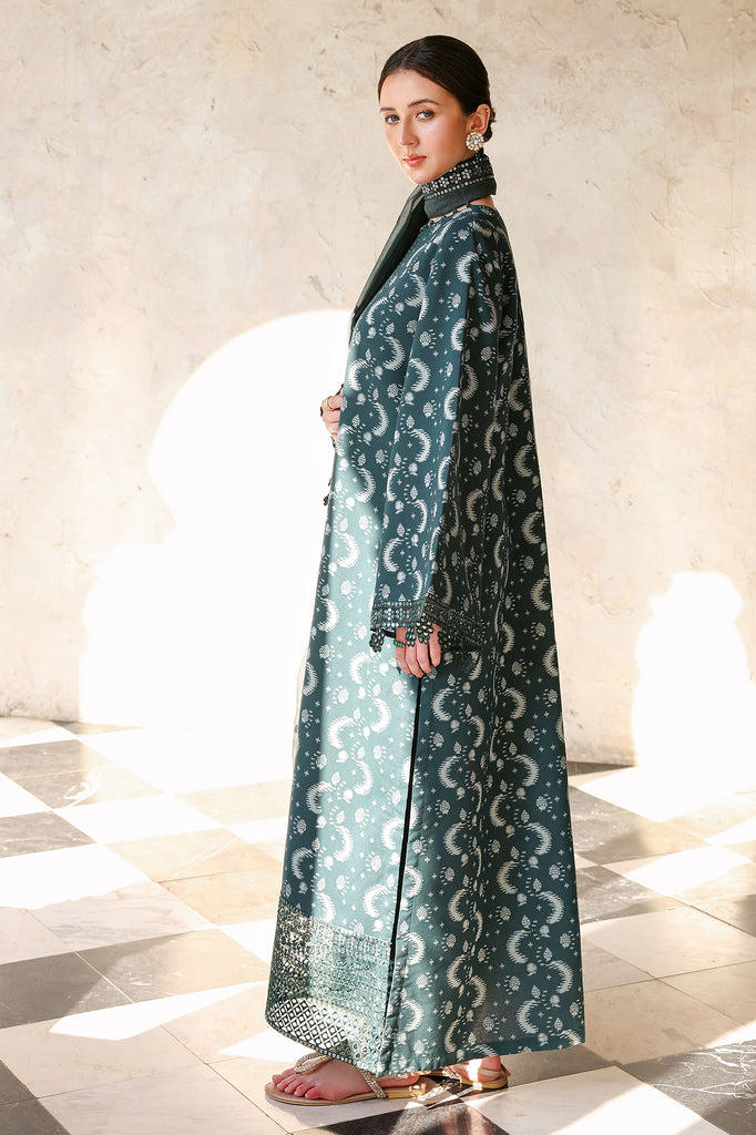 Cross Stitch | Eid Lawn Edit 26 | TEAL SPRUCE