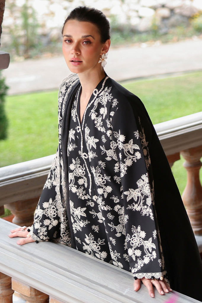 Cross Stitch | Eid Lawn Edit 26 | OBSIDIAN BLOOM