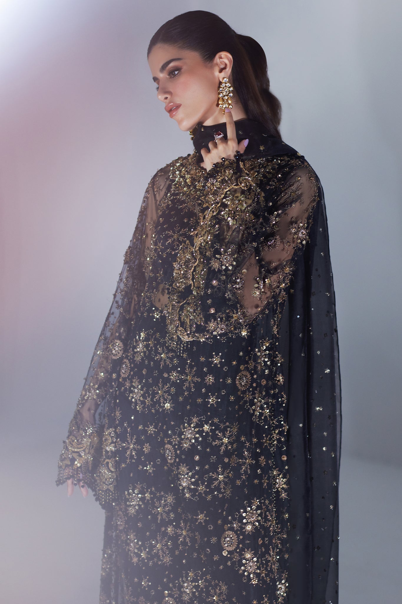 Elan | Luxury Wedding Wears | CASCADE D'ÃTOILES' (EP-21013)