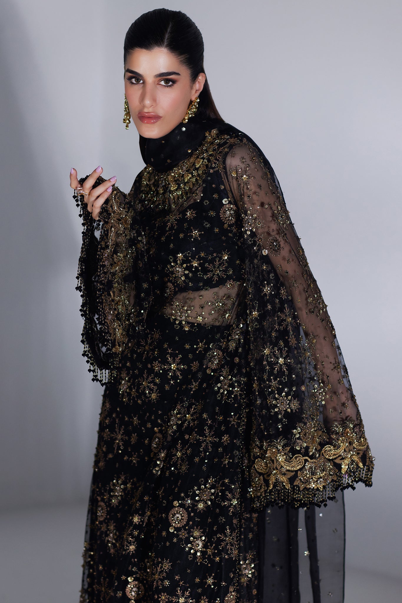 Elan | Luxury Wedding Wears | CASCADE D'ÃTOILES' (EP-21013)