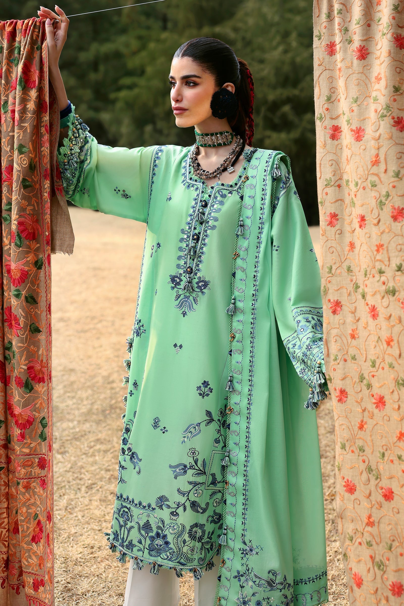 Zaha | Lawn 25 | ELAYA (ZL25-10 A) - Official Zaha stockist in UK - Sakeena London