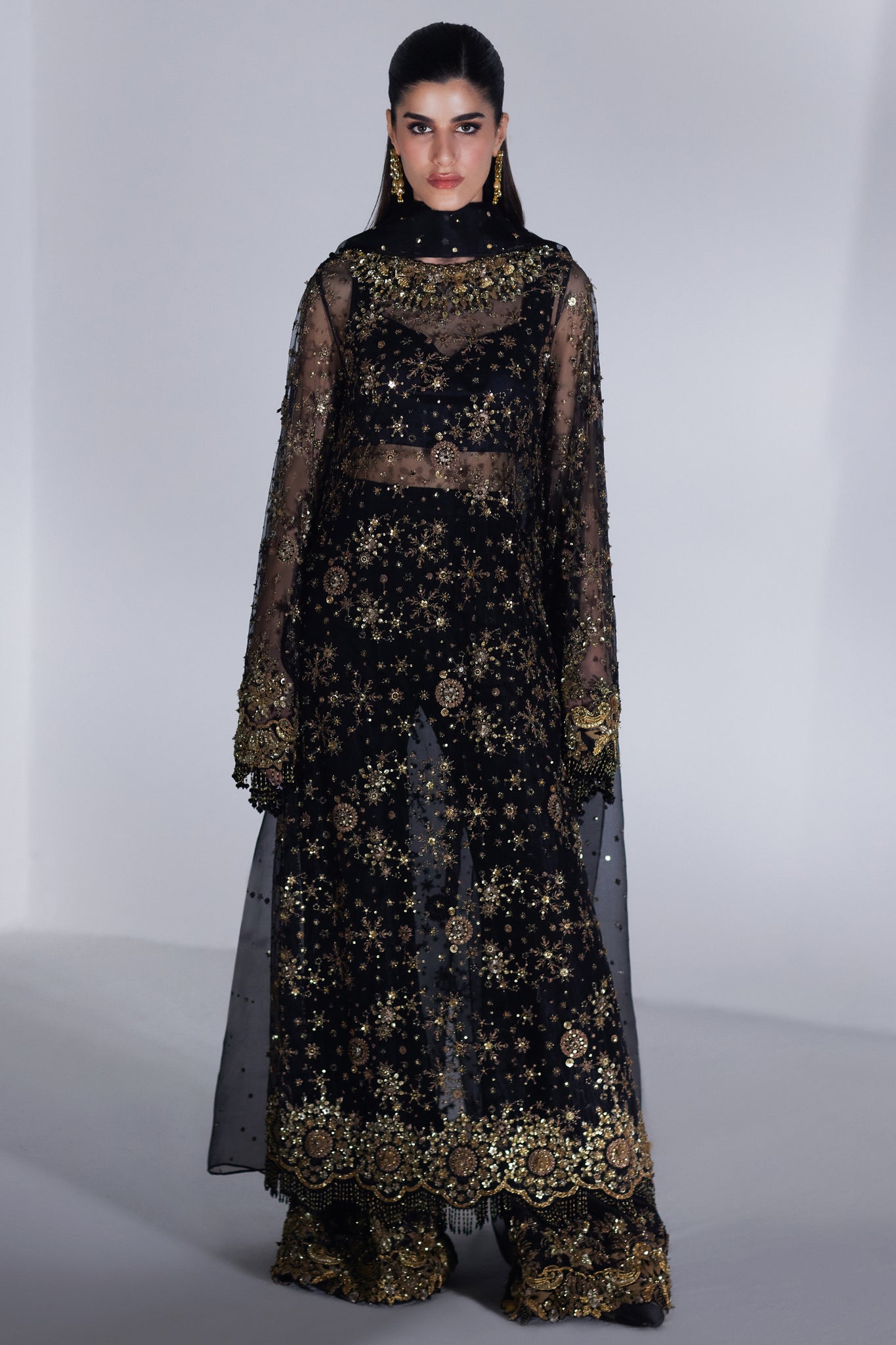 Elan | Luxury Wedding Wears | CASCADE D'ÃTOILES' (EP-21013)