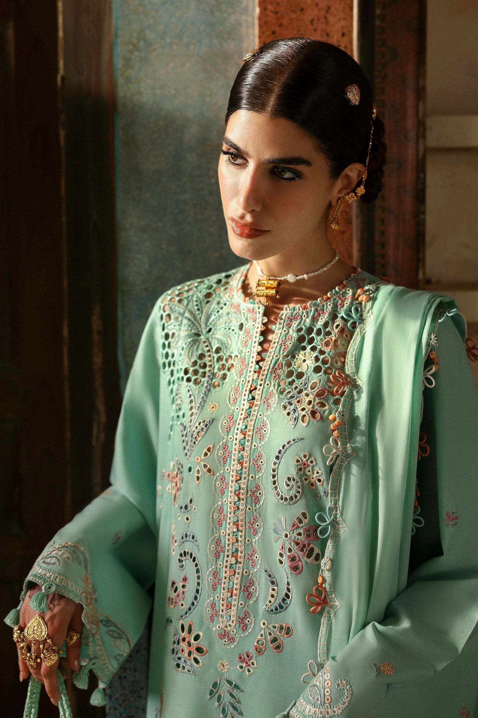 Zaha | Festive Lawn 25 | SEHER (ZF-25-05) - Official Zaha stockist in UK - Sakeena London