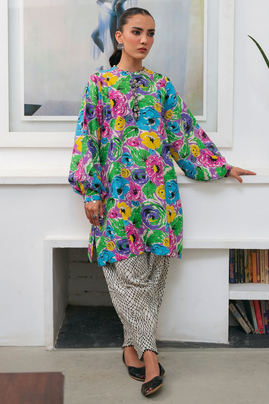 Zaha | Aangan Ready to Wear |FLORANA (ZRW-21330) - Official Zaha stockist in UK - Sakeena London