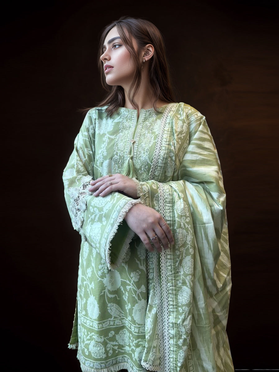 Salitex | Izel Lawn 24 | 3PC UNSTITCHED DIGITAL PRINTED & EMBROIDERED LAWN SUIT - Official Salitex stockist in UK - Sakeena London