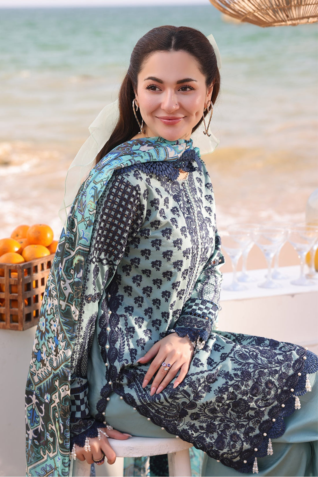 Imrozia Premium | Hania Luxury Lawn 25 | SL 75 A Parizay - Official Imrozia Premium stockist in UK - Sakeena London