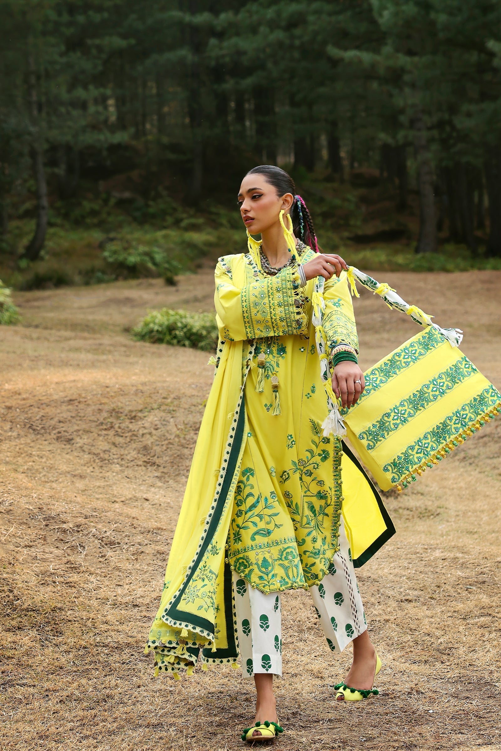 Zaha | Lawn 25 | ELAYA (ZL25-10 B) - Official Zaha stockist in UK - Sakeena London