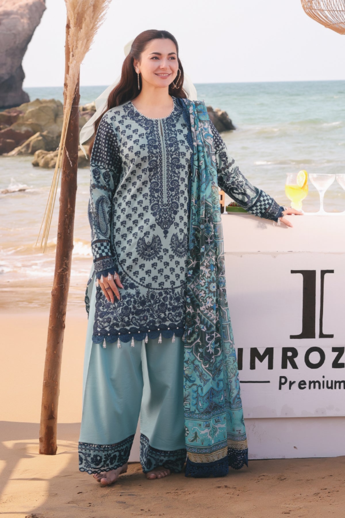 Imrozia Premium | Hania Luxury Lawn 25 | SL 75 A Parizay - Official Imrozia Premium stockist in UK - Sakeena London