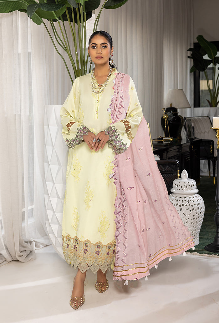Humdum | Charlotte Chikankari Lawn | D06 - Official HumDum stockist in UK - Sakeena London