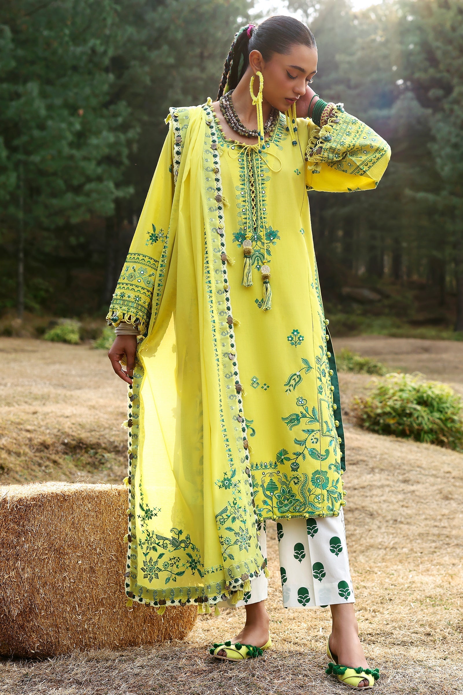 Zaha | Lawn 25 | ELAYA (ZL25-10 B) - Official Zaha stockist in UK - Sakeena London