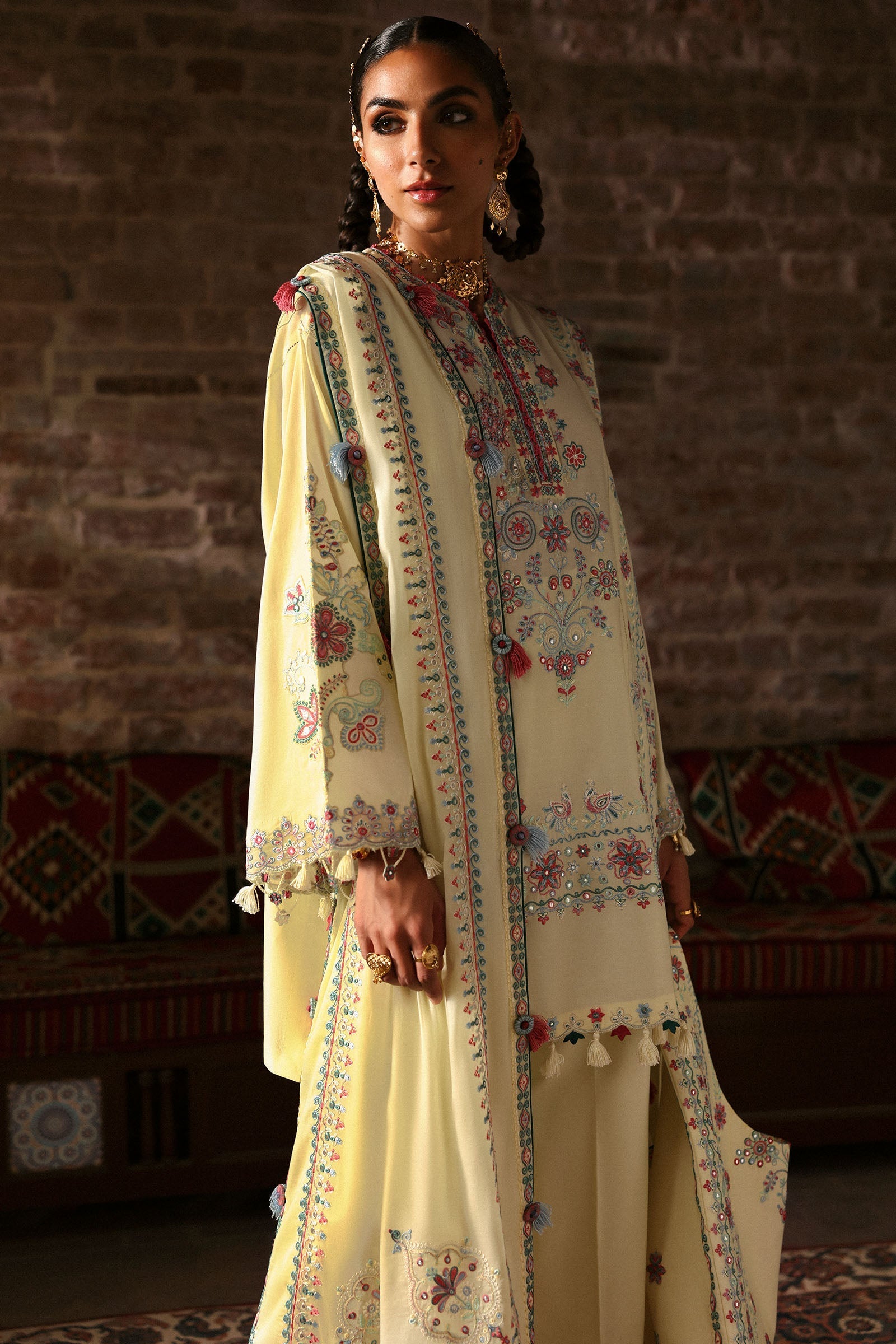 Zaha | Festive Lawn 25 | MEHERBANO (ZF-25-01) - Official Zaha stockist in UK - Sakeena London