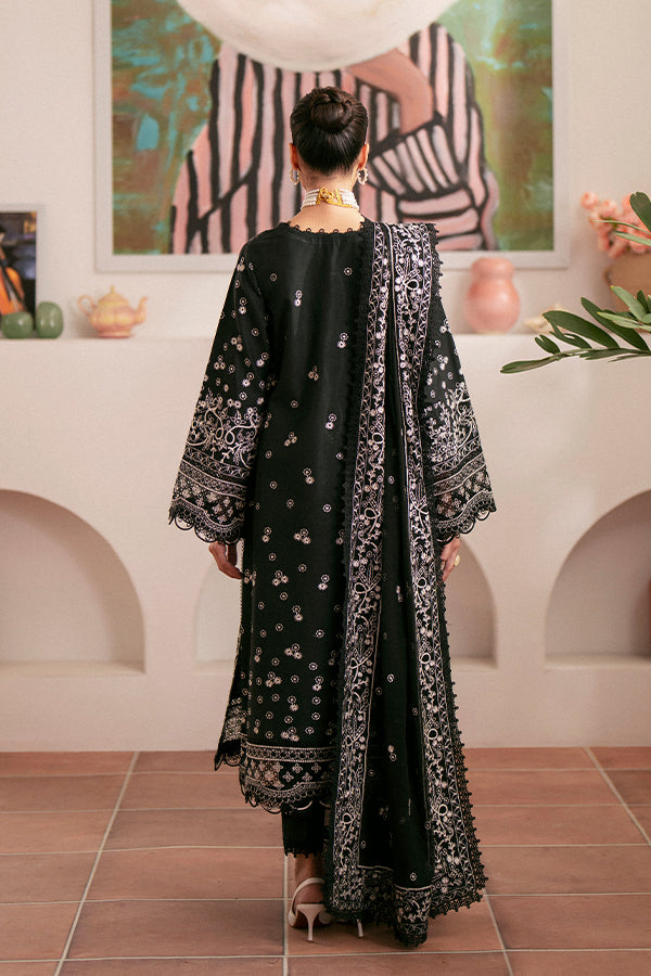 Saffron | Mystere Festive Lawn | Ebony - Official Saffron stockist in UK - Sakeena London
