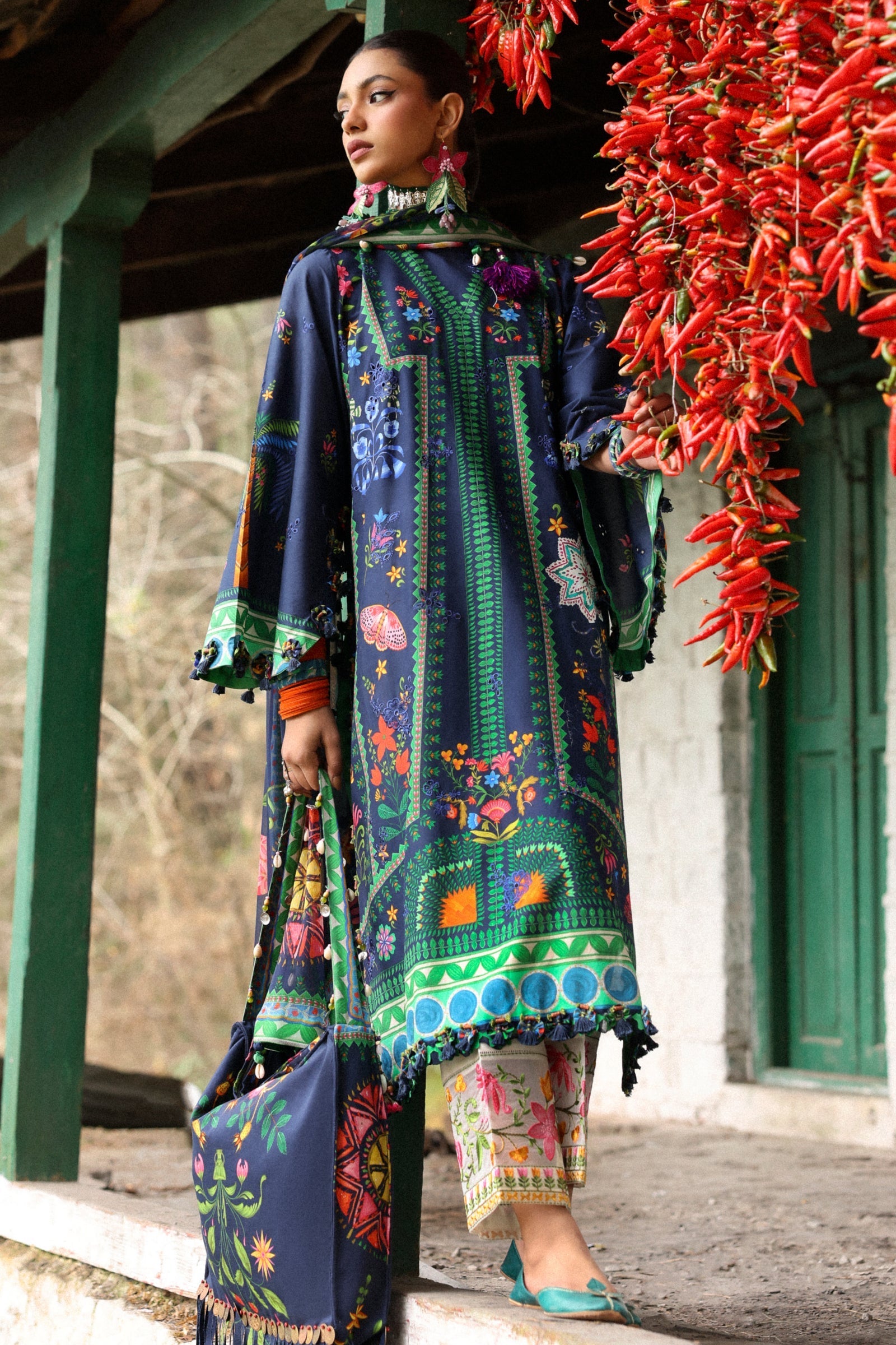 Zaha | Lawn 25 | AMANI (ZL25-06 B) - Official Zaha stockist in UK - Sakeena London