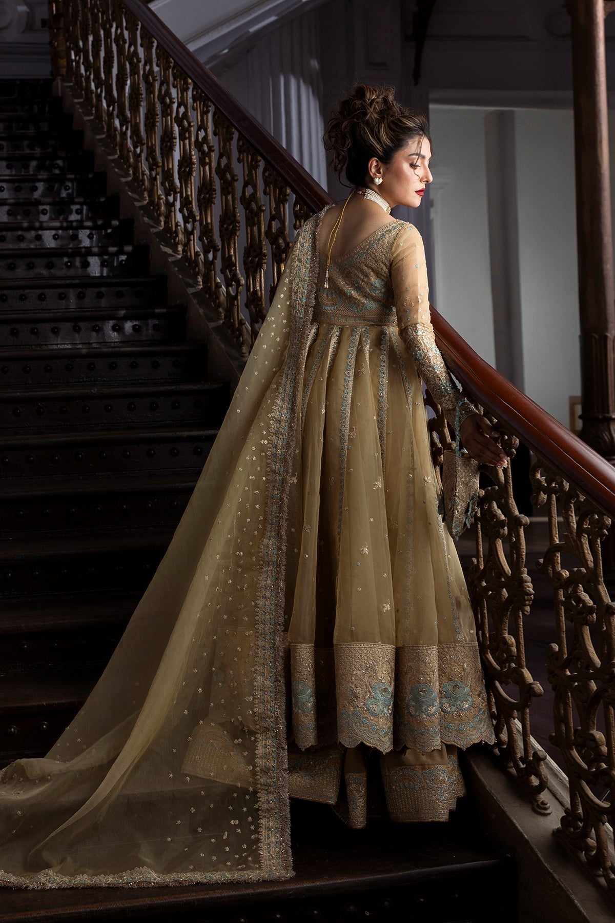 Erum Khan | Jahan Wedding 25 | Golden Glow - Official Erum Khan stockist in UK - Sakeena London