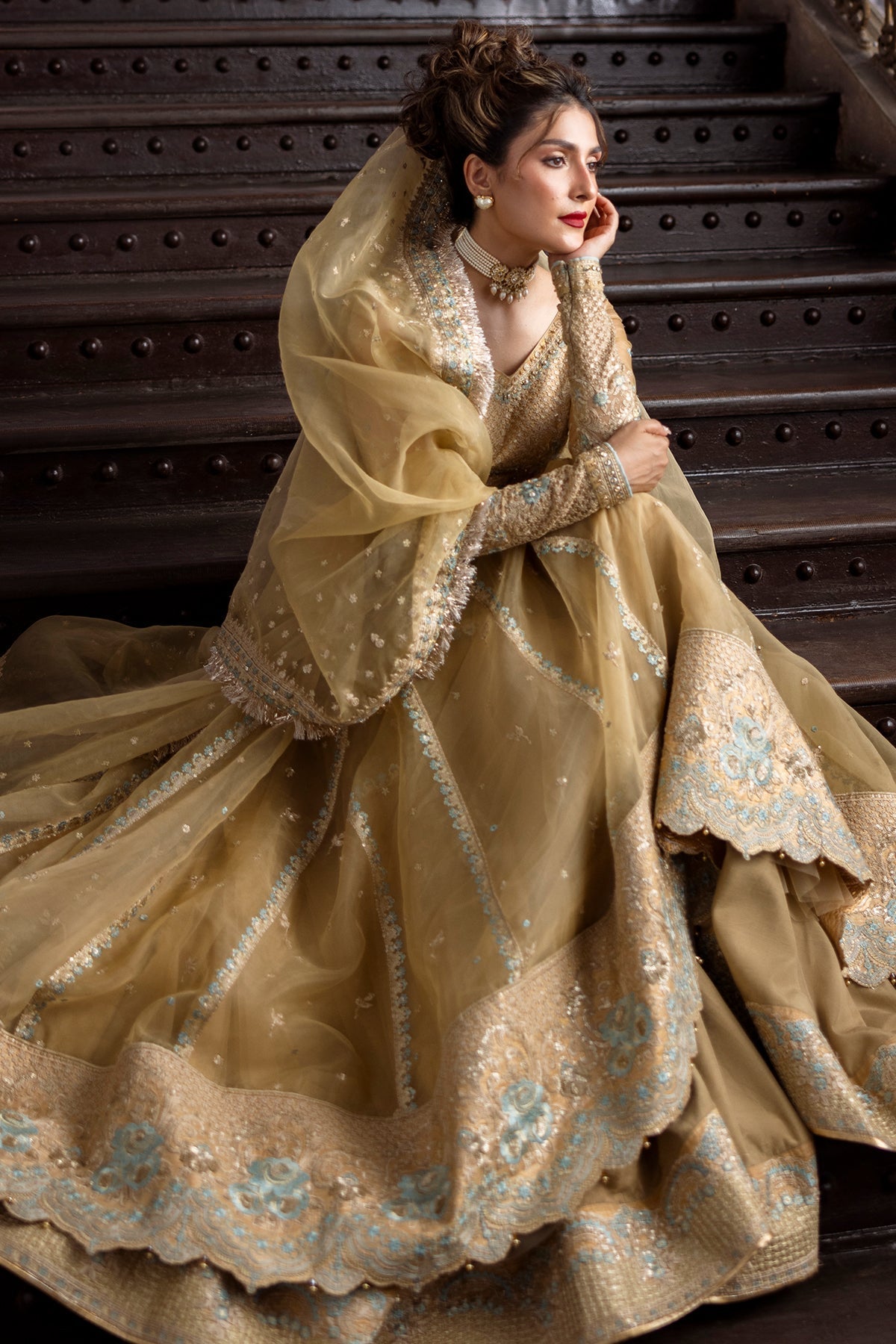Erum Khan | Jahan Wedding 25 | Golden Glow - Official Erum Khan stockist in UK - Sakeena London
