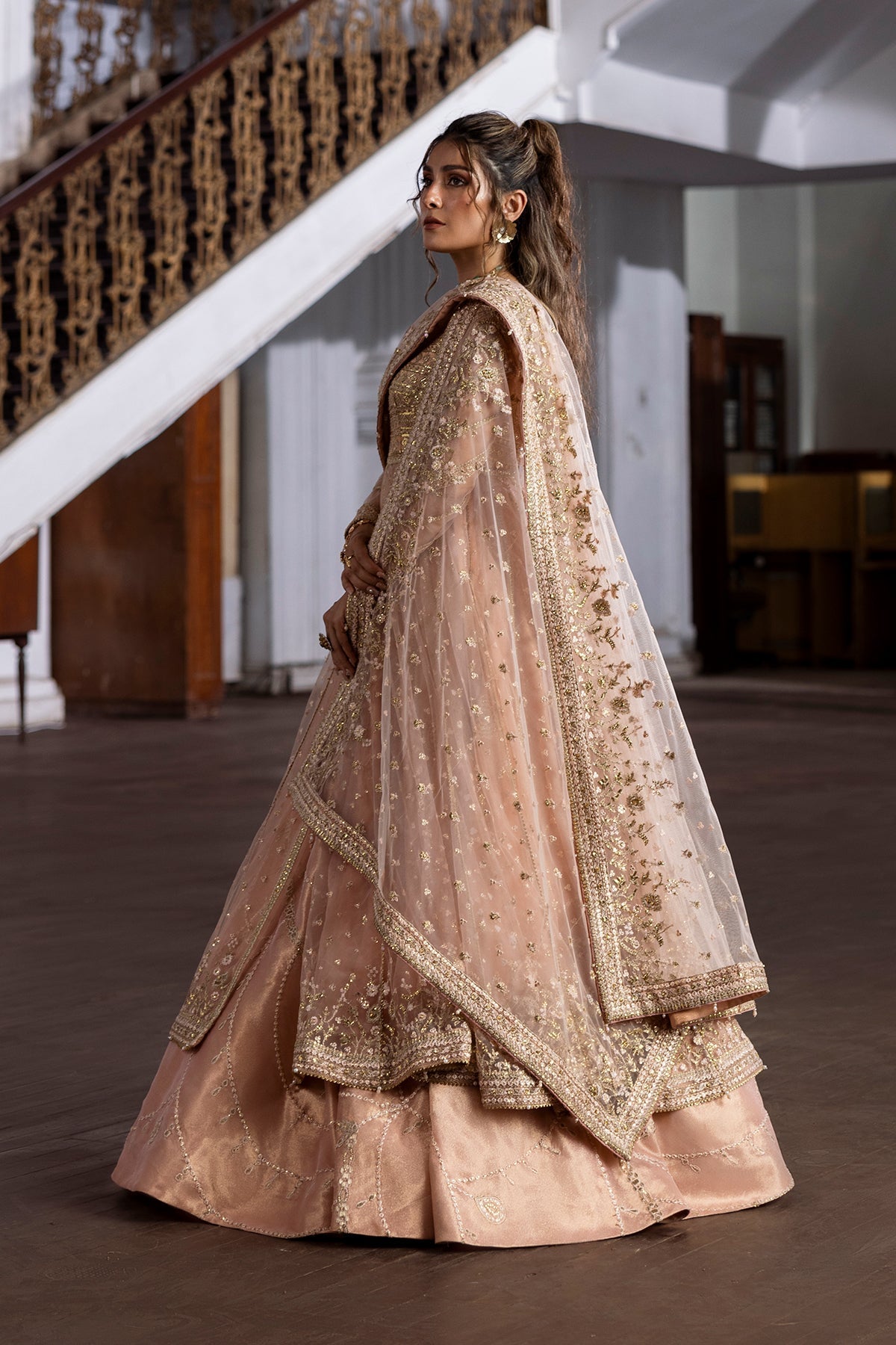 Erum Khan | Jahan Wedding 25 | Pink Dust - Official Erum Khan stockist in UK - Sakeena London