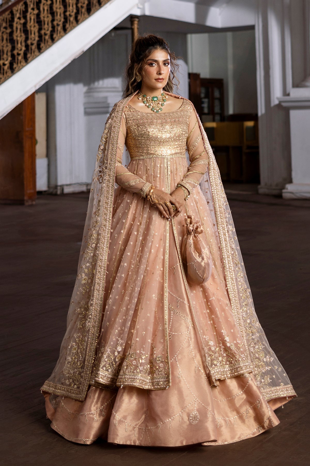 Erum Khan | Jahan Wedding 25 | Pink Dust - Official Erum Khan stockist in UK - Sakeena London