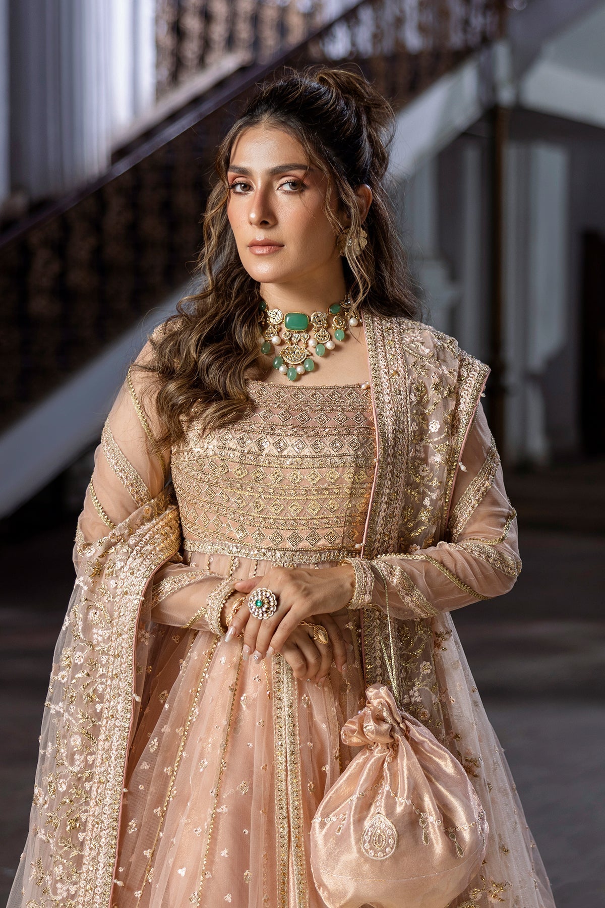 Erum Khan | Jahan Wedding 25 | Pink Dust - Official Erum Khan stockist in UK - Sakeena London