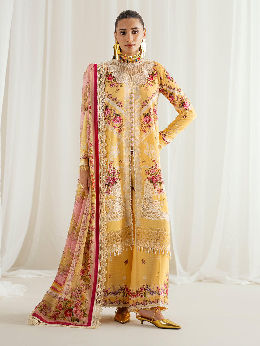 Bin Ilyas | Eres Bonita Viscose 25 | 1101-B - Official Bin Ilyas stockist in UK - Sakeena London