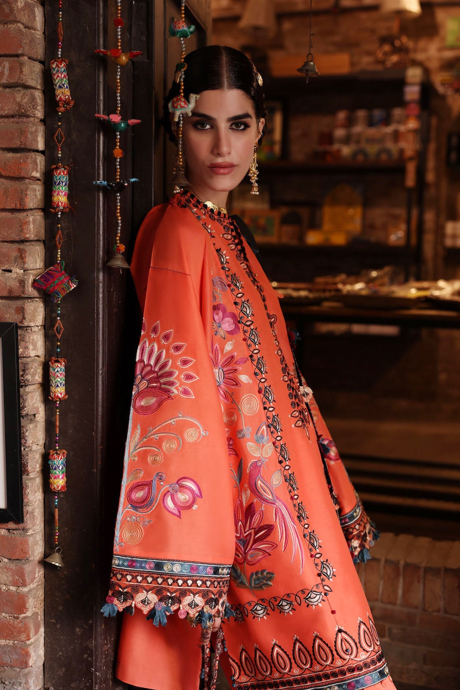 Zaha | Festive Lawn 25 | RANGREZ (ZF-25-06) - Official zaha stockist in UK - Sakeena London