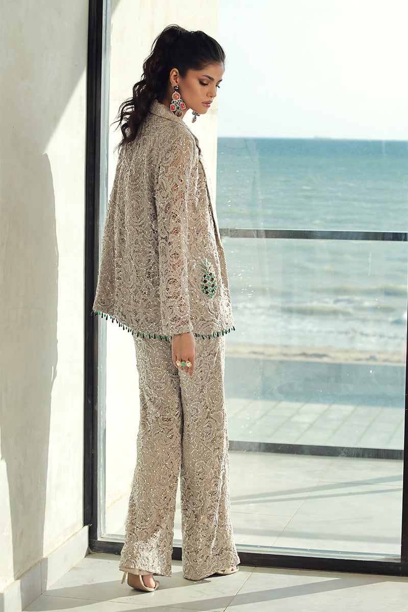 Wardha Saleem | Luxury Pret Fusion Wear | GIA (3PC) - Official Wardha Saleem stockist in UK - Sakeena London
