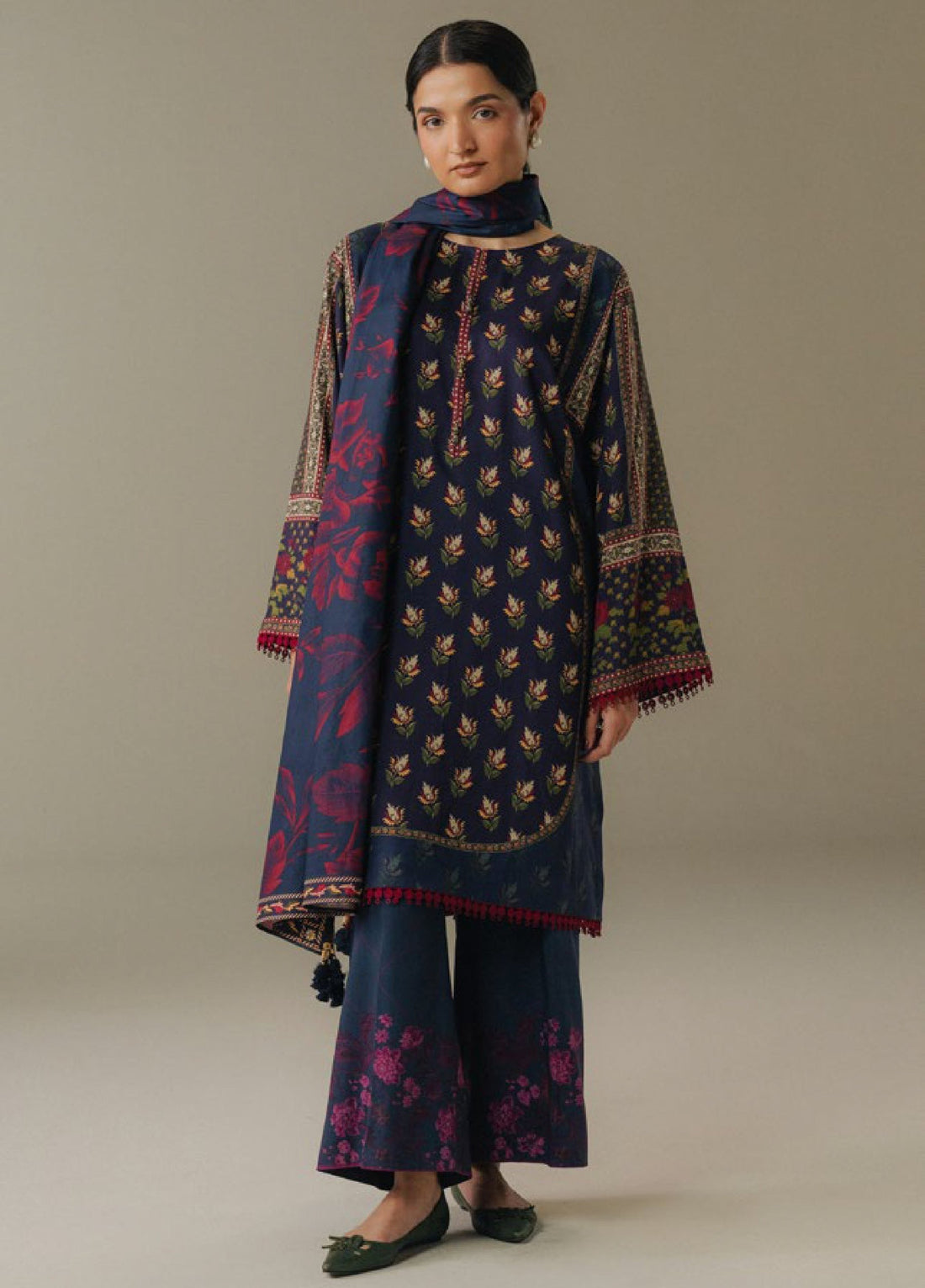 Zara Shahjahan | Coco Prints 25 | Soft Current-7B - Official Zara Shahjahan stockist in UK - Sakeena London