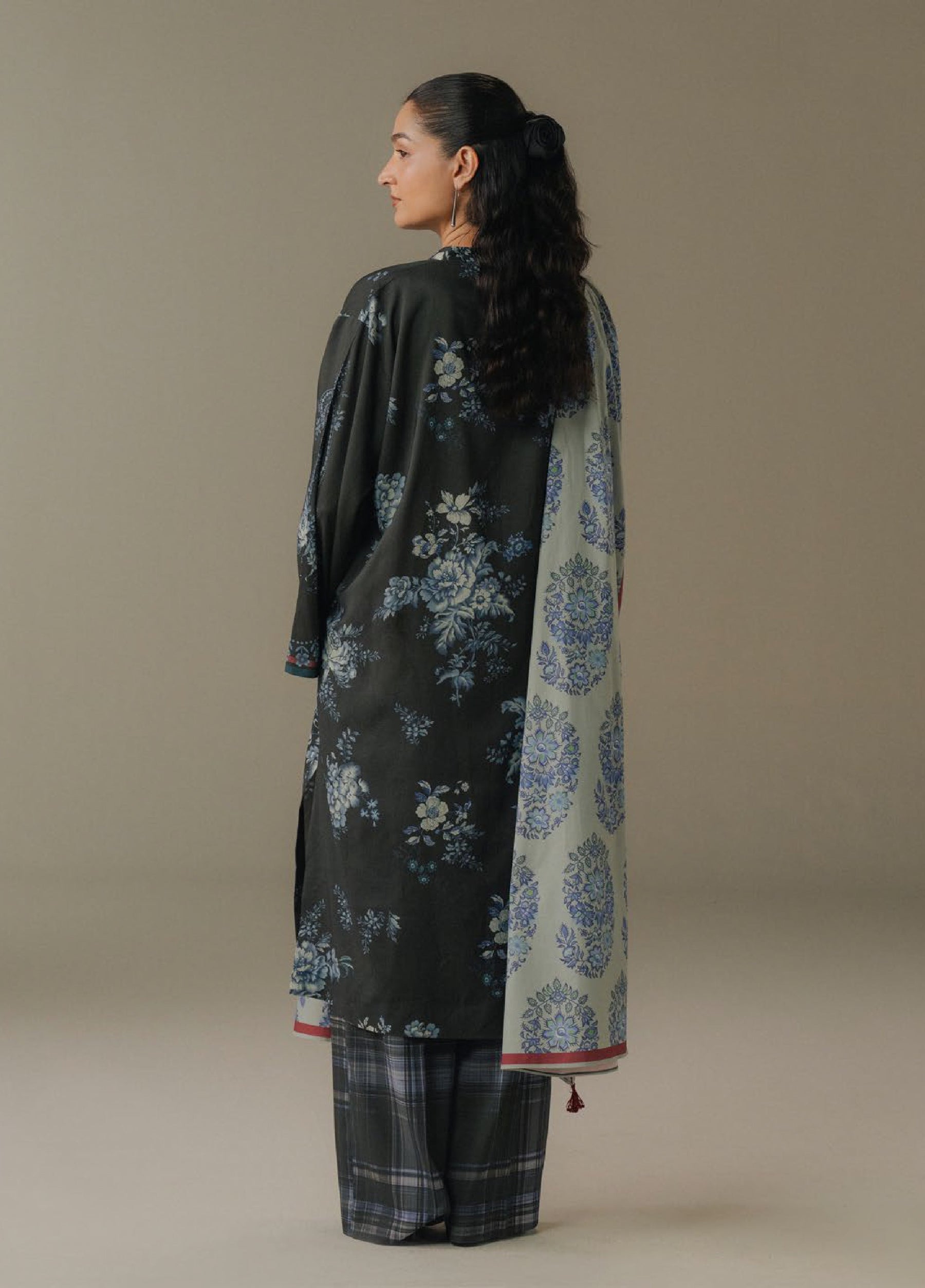 Zara Shahjahan | Coco Prints 25 | Hushed Ember-6B - Official Zara Shahjahan stockist in UK - Sakeena London