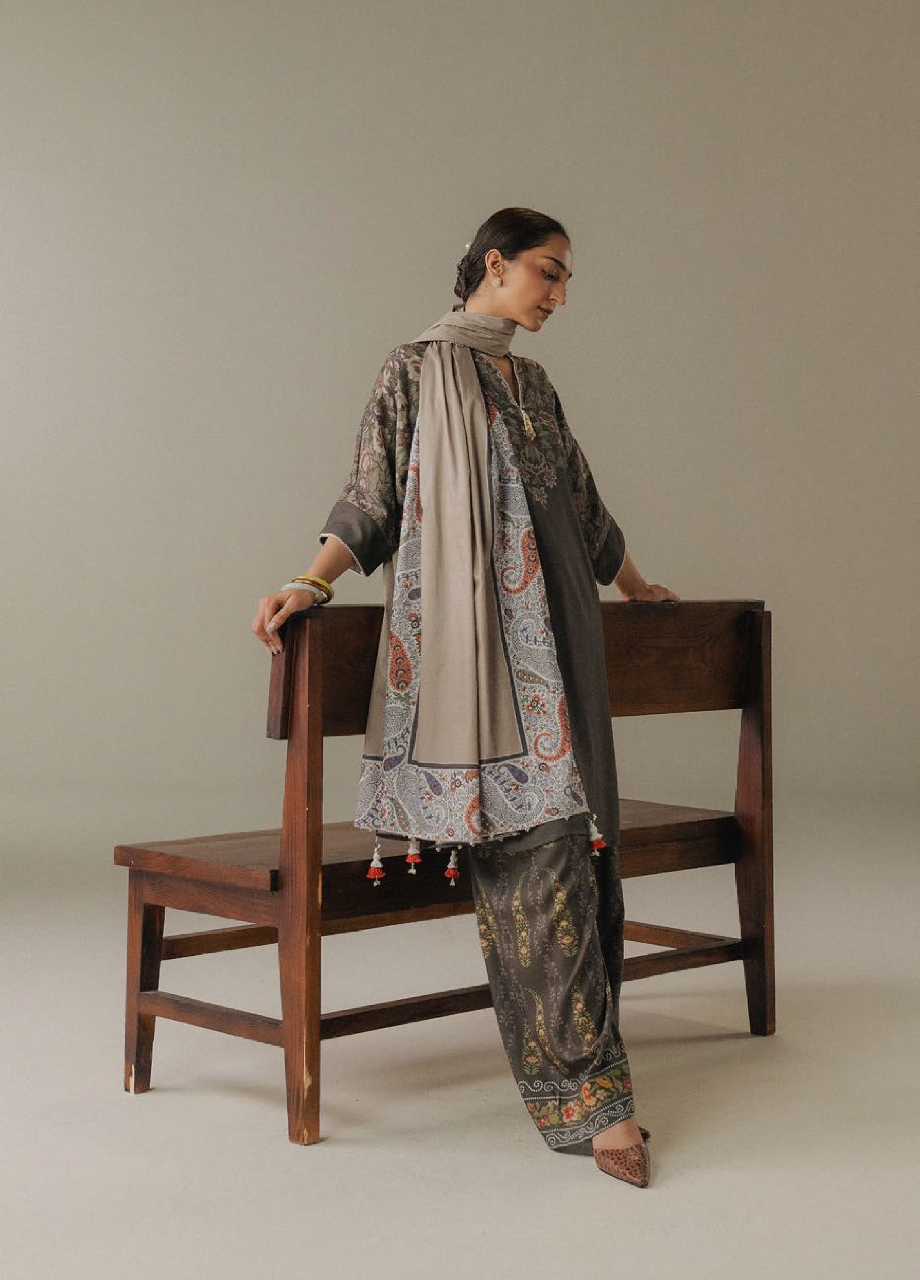 Zara Shahjahan | Coco Prints 25 | Autumn Line-10A - Official Zara shahjahan stockist in UK - Sakeena London