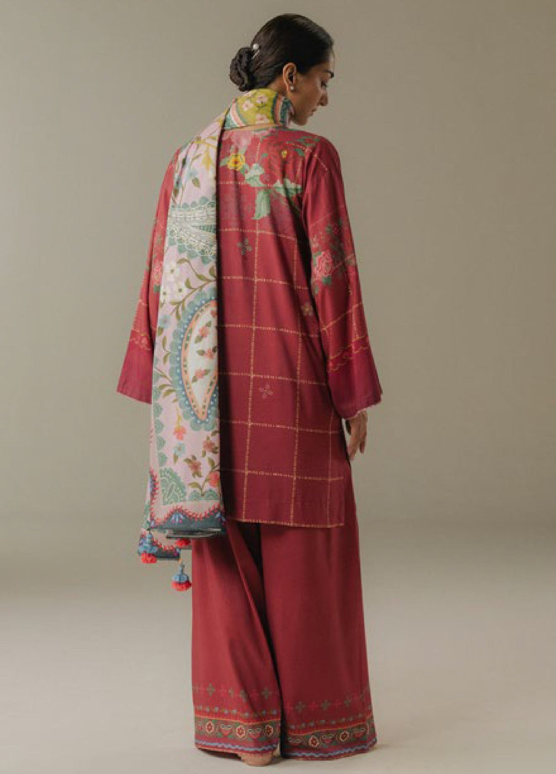 Zara Shahjahan | Coco Prints 25 |Olive Hour-5B - Official Zara Shahjahan stockist in UK - Sakeena London