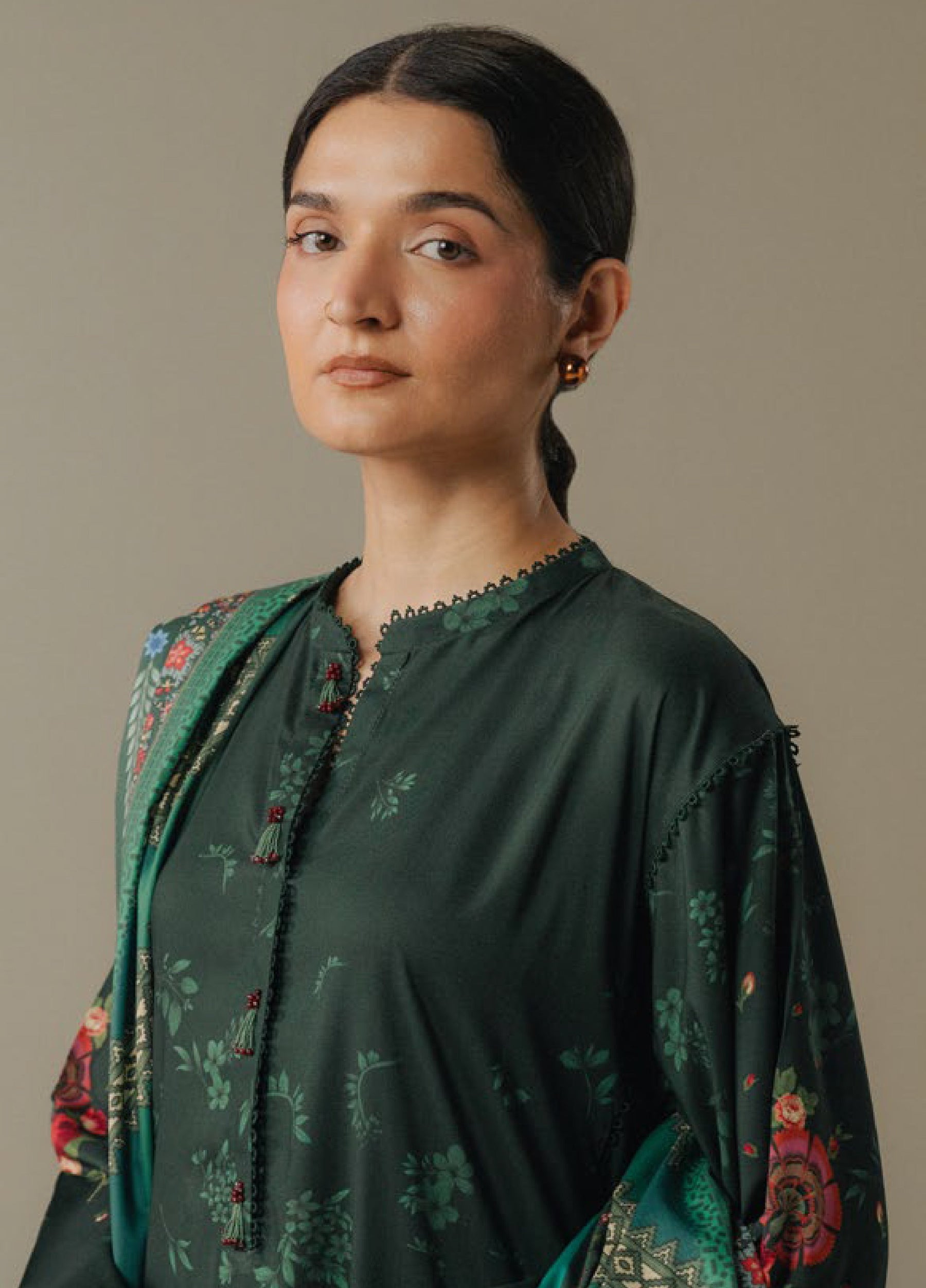 Zara Shahjahan | Coco Prints 25 | Wild Fern-2A - Official Zara Shahjahan stockist in UK - Sakeena London