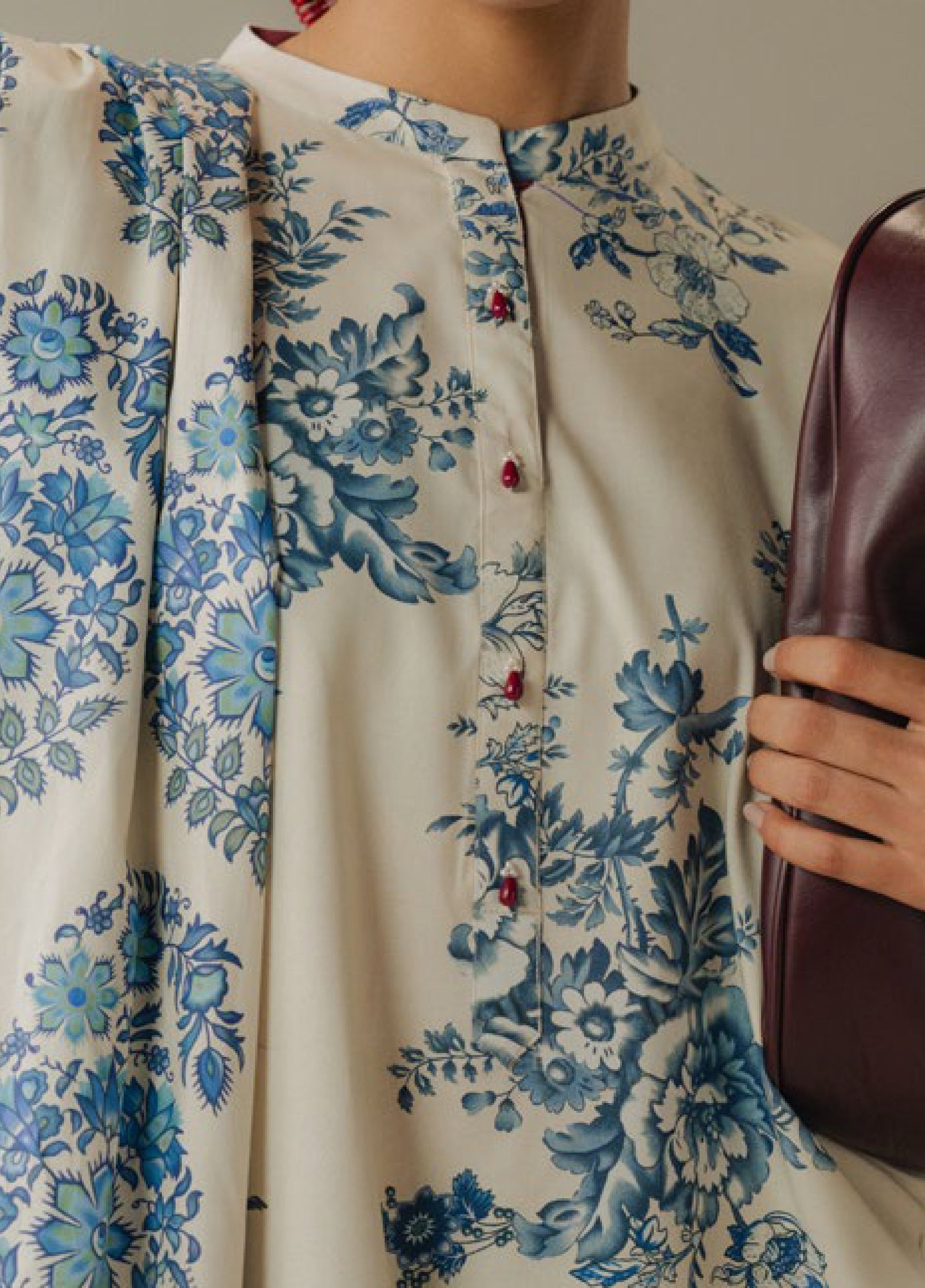 Zara Shahjahan | Coco Prints 25 |Hushed Ember-6A - Official Zara Shahjahan stockist in UK - Sakeena London