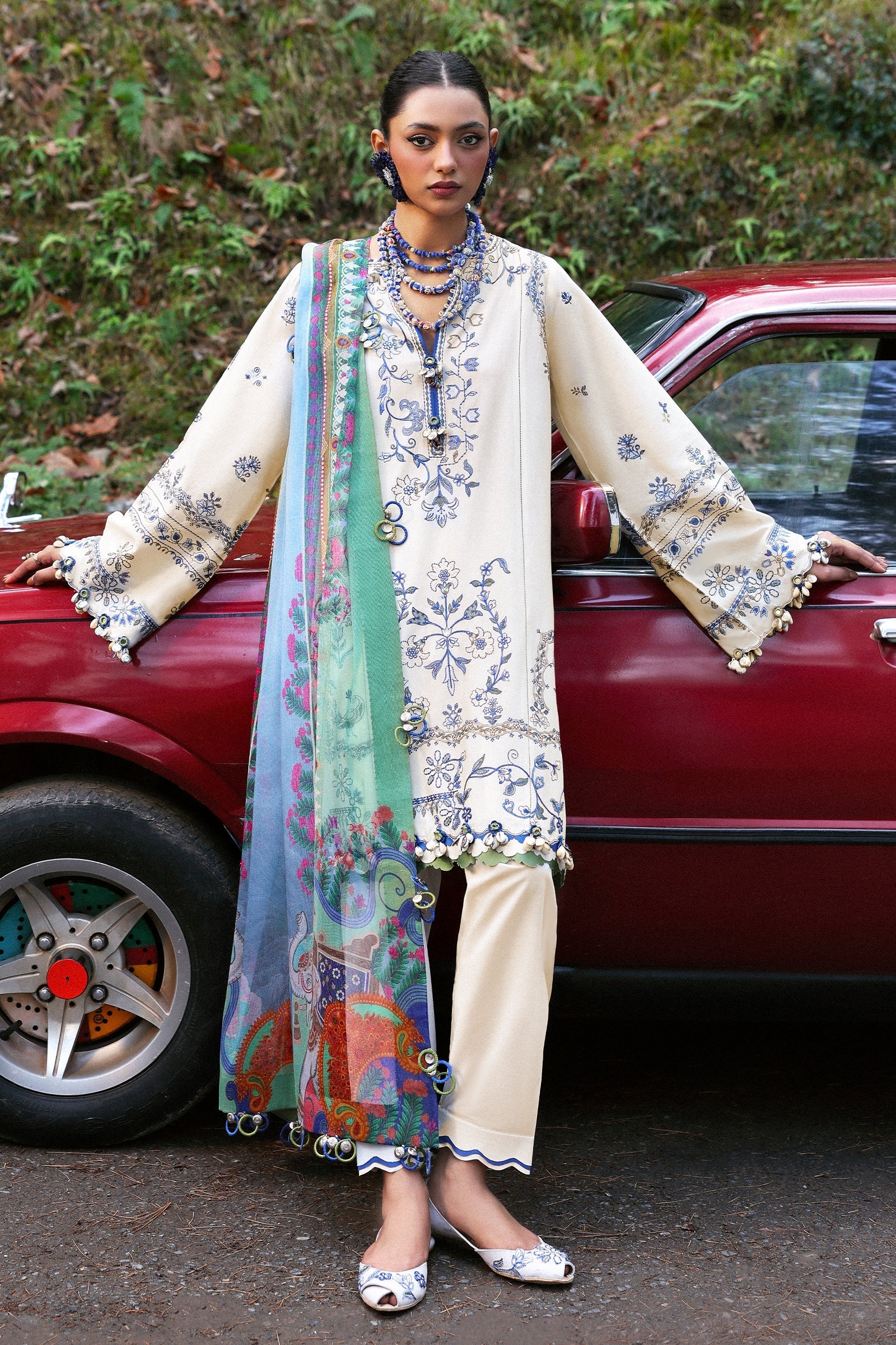 Zaha | Lawn 25 | MAYA (ZL25-15 A) - Official Zaha stockist in UK - Sakeena London