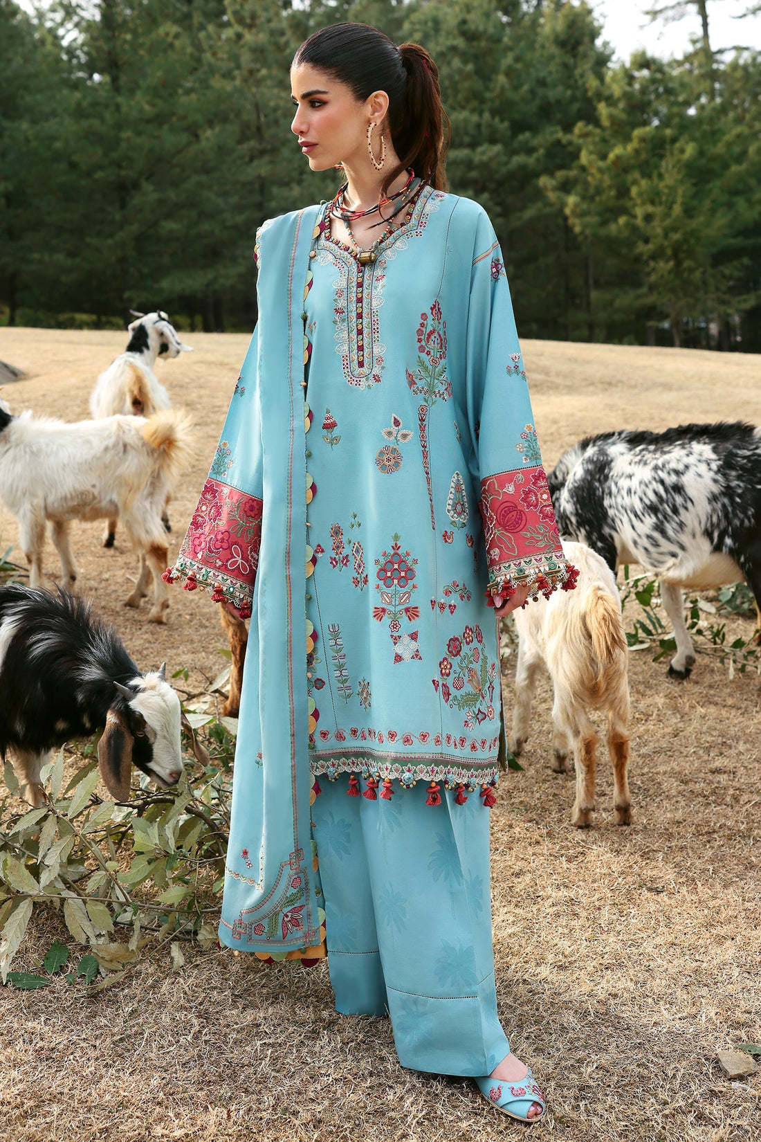 Zaha | Lawn 25 | RHEA (ZL25-14 A) - Official Zaha stockist in UK - Sakeena London