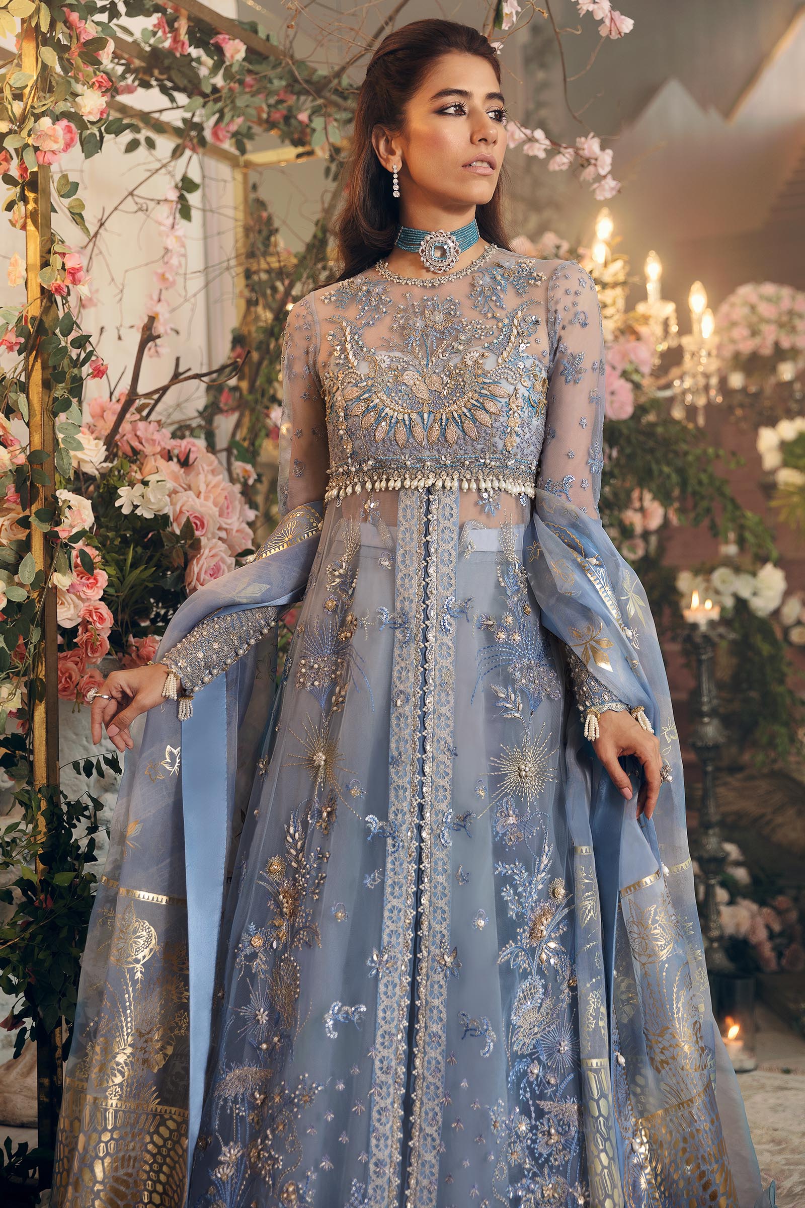 Zaha Wedding | AREZOU (ZRW-20585) - Official Zaha stockist in UK - Sakeena London