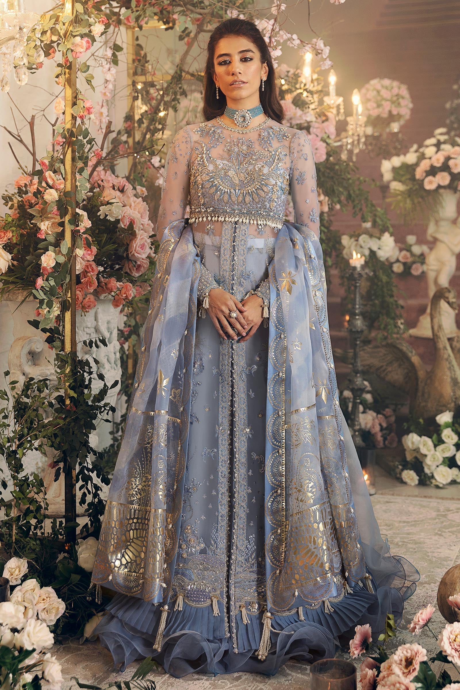 Zaha Wedding | AREZOU (ZRW-20585) - Official Zaha stockist in UK - Sakeena London