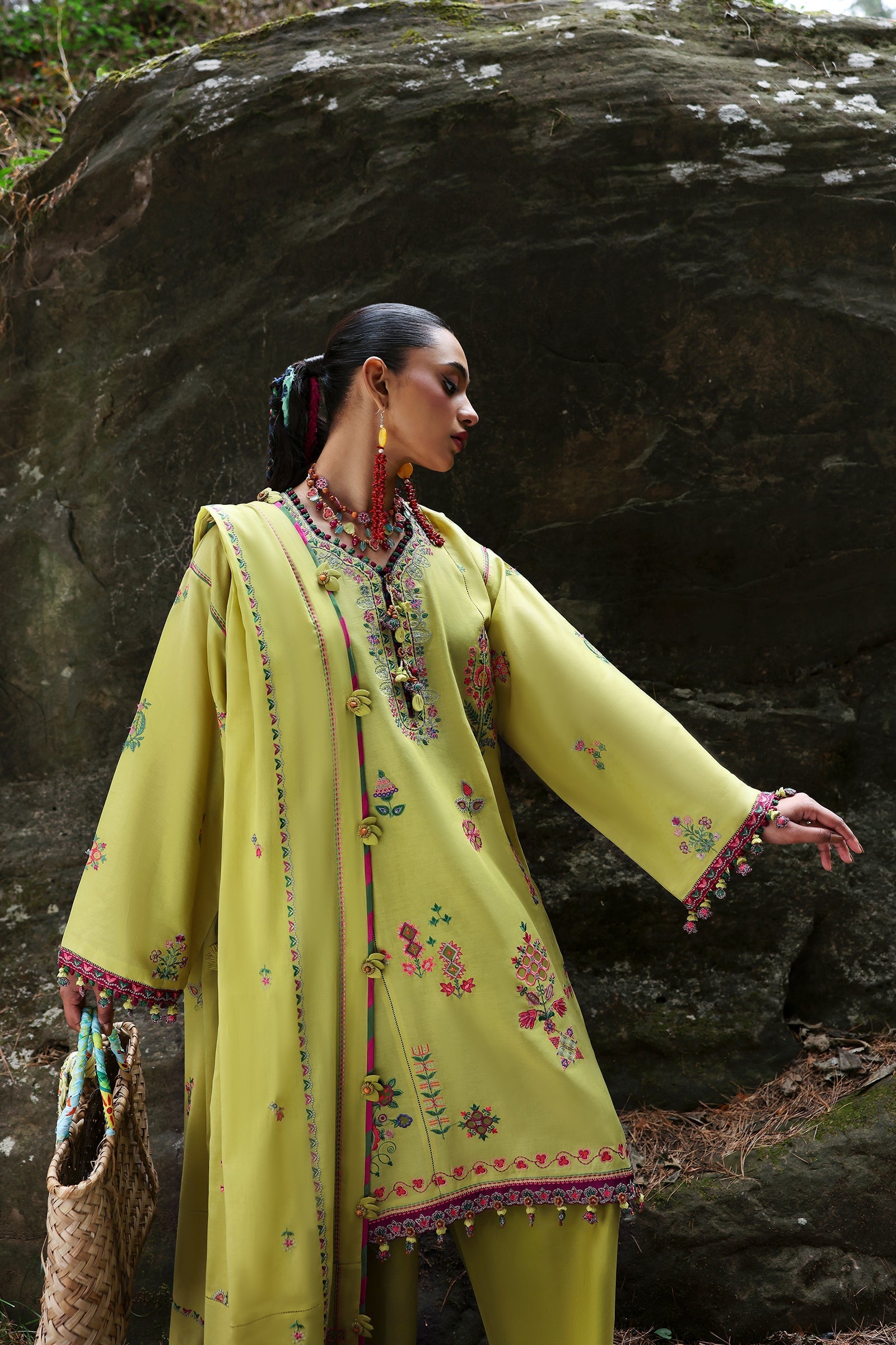 Zaha | Lawn 25 | RHEA (ZL25-14 B) - Official Zaha stockist in UK - Sakeena London