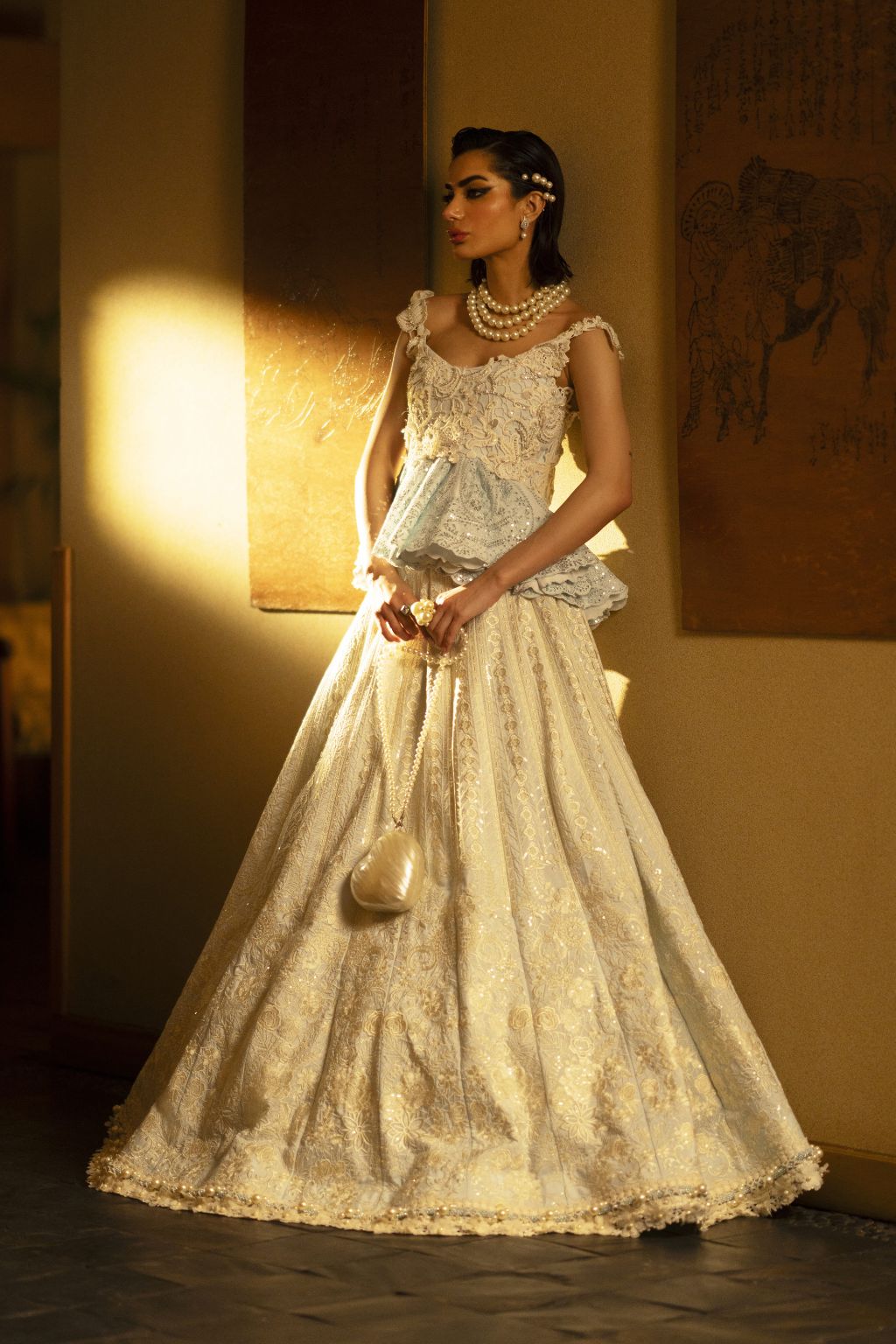 AJR Couture | Cutwork Edit 24 | RUBA - Official AJR Couture stockist in UK - Sakeena London