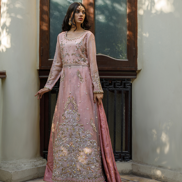 Wahajmkhan | Bahar Begum Formals | PINK BAHAR JORA - Official Wahaj M.Khan stockist in UK - Sakeena London