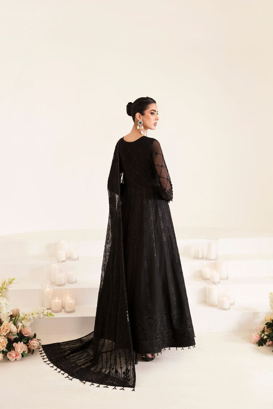 Alizeh | Formals Collection | AF-UF-9027-SIYAH - Official Alizeh stockist in UK - Sakeena London