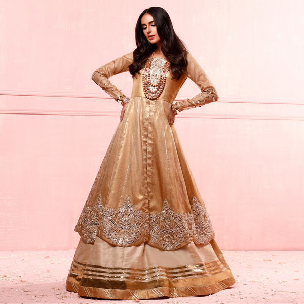 Wahajmkhan | Festive Fiesta Formals | GOLD GALORE - Official Wahaj M.Khan stockist in UK - Sakeena London