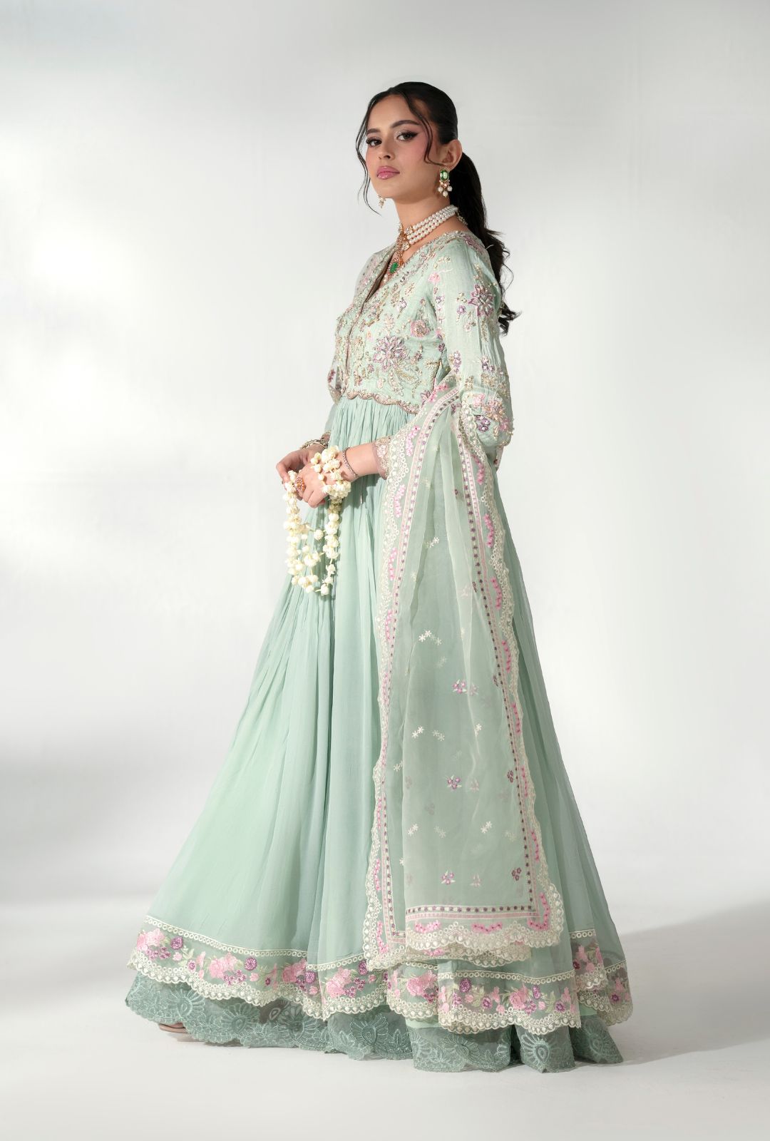 AJR Couture | Luxe Pret 25 | Satin Serenity - Official AJR Couture stockist in UK - Sakeena London