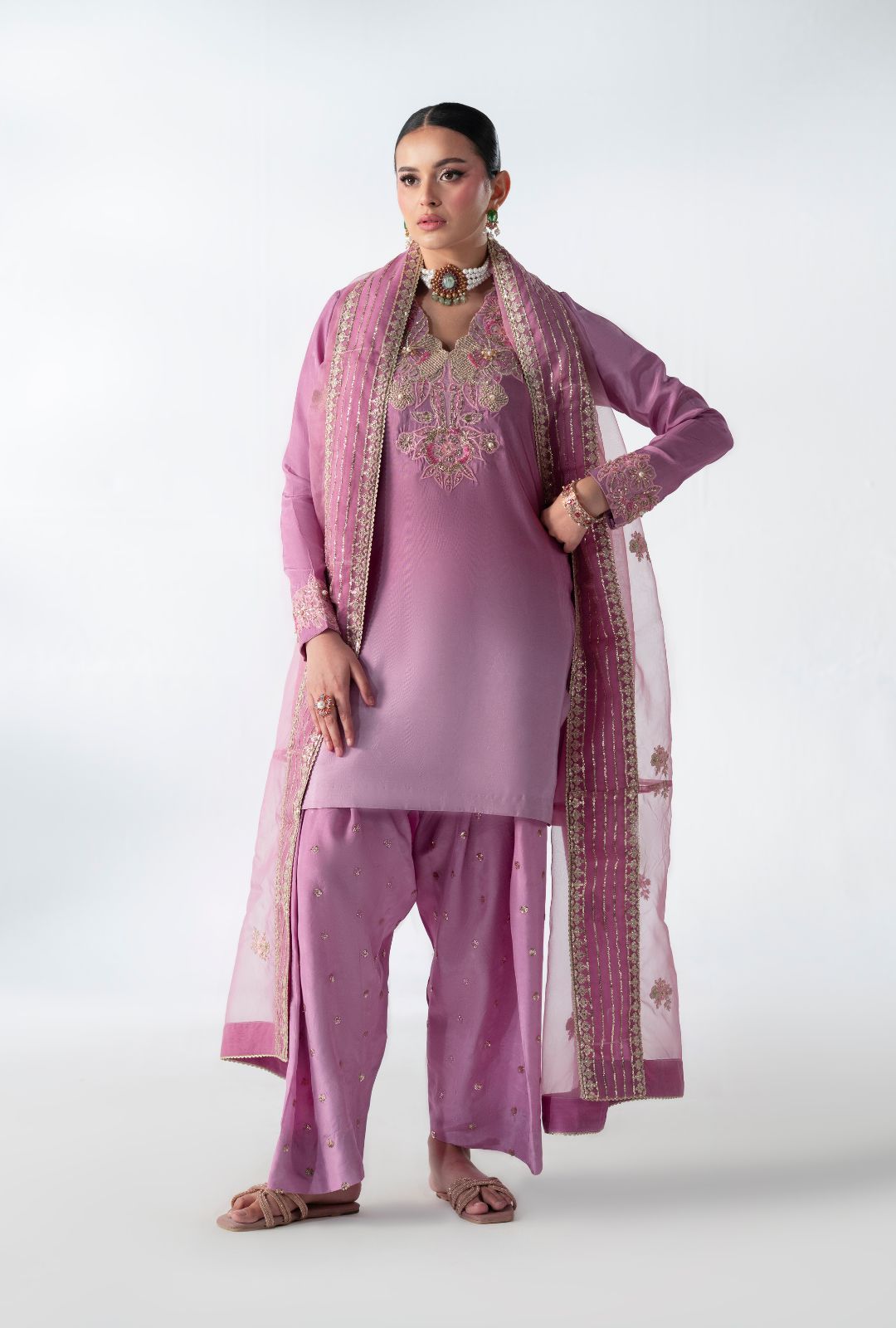 AJR Couture | Luxe Pret 25 | Floral Fusion - Official AJR Couture stockist in UK - Sakeena London