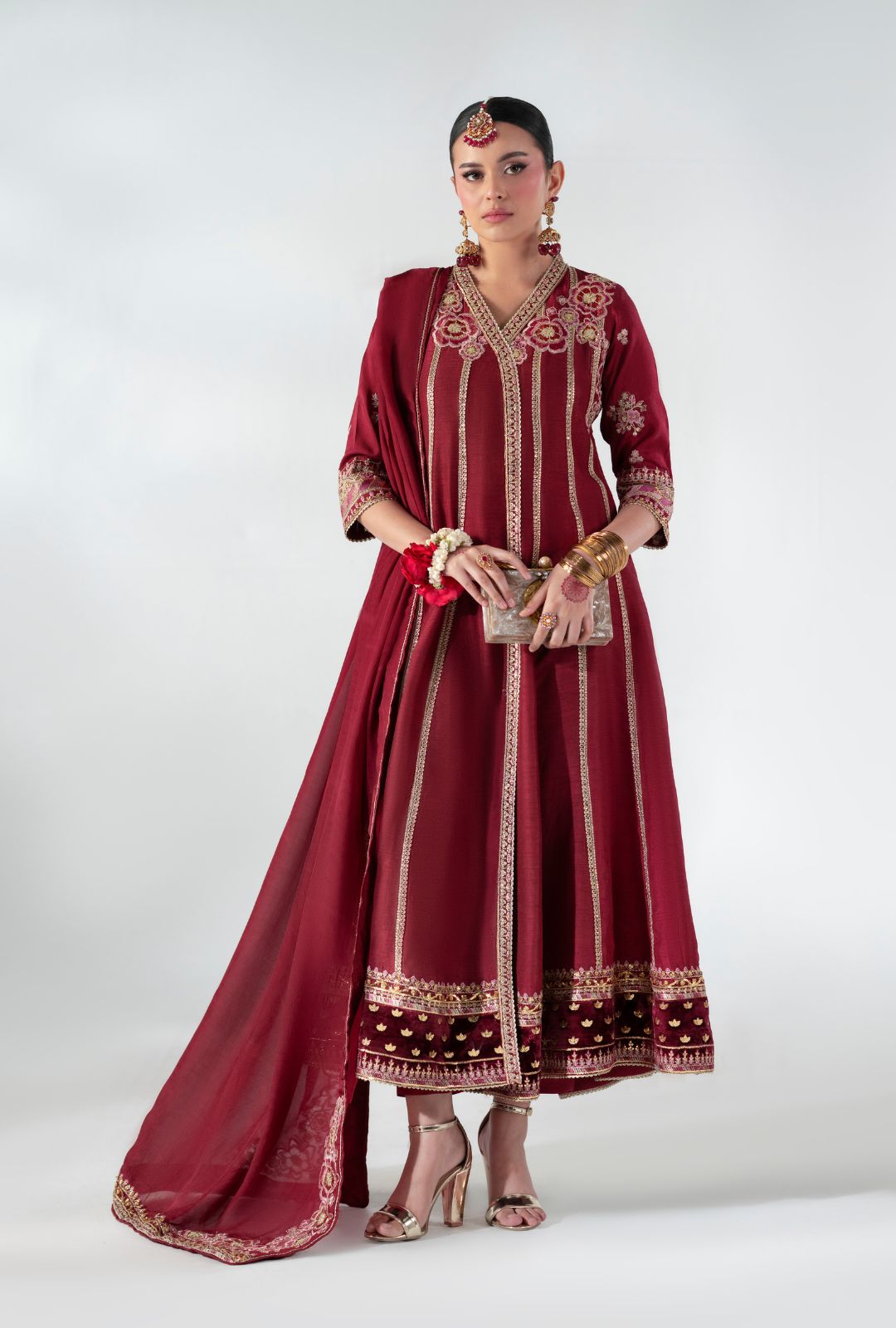 AJR Couture | Luxe Pret 25 | Ruby Raffia - Official AJR Couture stockist in UK - Sakeena London