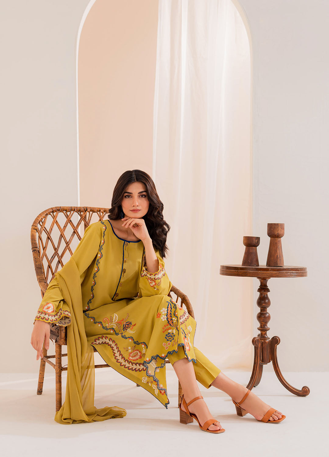 Vintage | Celine Luxe | Matcha - Official Vintage stockist in UK - Sakeena London