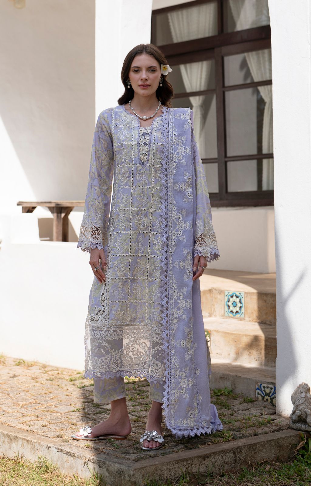 AJR Couture | Printakari Lawn 25 | Vista - Official AJR Couture stockist in UK - Sakeena London